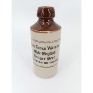 sun table waters olde english ginger beer stoneware bottle kingston on thames